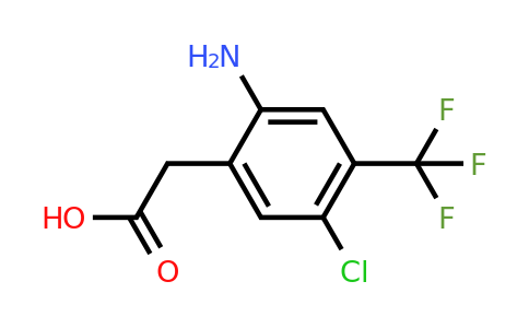 1805450-42-3 | 2-Amino-5-chloro-4-(trifluoromethyl)phenylacetic acid