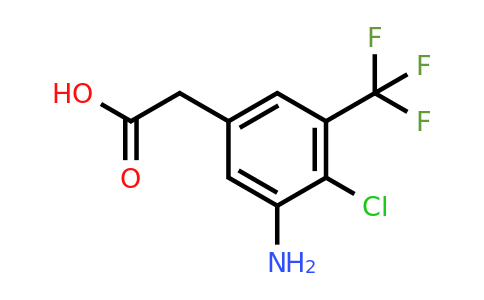 1805450-61-6 | 3-Amino-4-chloro-5-(trifluoromethyl)phenylacetic acid