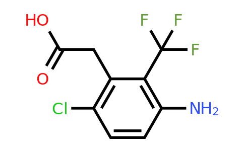1805450-69-4 | 3-Amino-6-chloro-2-(trifluoromethyl)phenylacetic acid