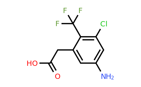 1805450-82-1 | 5-Amino-3-chloro-2-(trifluoromethyl)phenylacetic acid