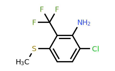 1805451-80-2 | 3-Amino-4-chloro-2-(trifluoromethyl)thioanisole