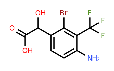 1805452-81-6 | 4-Amino-2-bromo-3-(trifluoromethyl)mandelic acid