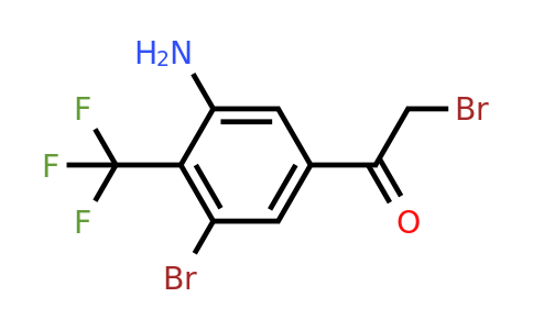 1805453-05-7 | 3'-Amino-5'-bromo-4'-(trifluoromethyl)phenacyl bromide