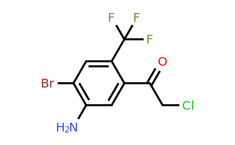 1805453-14-8 | 5'-Amino-4'-bromo-2'-(trifluoromethyl)phenacyl chloride