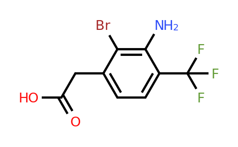 1805453-33-1 | 3-Amino-2-bromo-4-(trifluoromethyl)phenylacetic acid