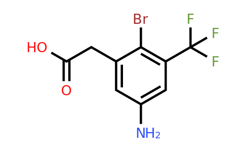 1805453-40-0 | 5-Amino-2-bromo-3-(trifluoromethyl)phenylacetic acid