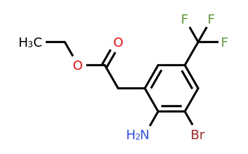 1805453-46-6 | Ethyl 2-amino-3-bromo-5-(trifluoromethyl)phenylacetate