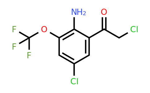 1805453-47-7 | 2'-Amino-5'-chloro-3'-(trifluoromethoxy)phenacyl chloride