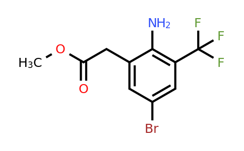 1805453-62-6 | Methyl 2-amino-5-bromo-3-(trifluoromethyl)phenylacetate