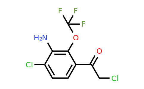 1805453-63-7 | 3'-Amino-4'-chloro-2'-(trifluoromethoxy)phenacyl chloride