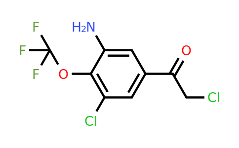 1805453-68-2 | 3'-Amino-5'-chloro-4'-(trifluoromethoxy)phenacyl chloride