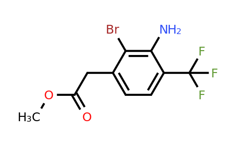 1805453-78-4 | Methyl 3-amino-2-bromo-4-(trifluoromethyl)phenylacetate