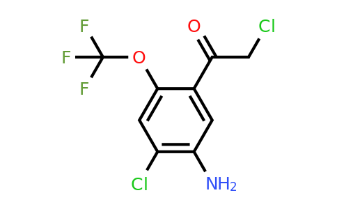 1805453-93-3 | 5'-Amino-4'-chloro-2'-(trifluoromethoxy)phenacyl chloride
