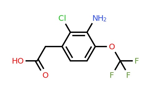 1805454-00-5 | 3-Amino-2-chloro-4-(trifluoromethoxy)phenylacetic acid