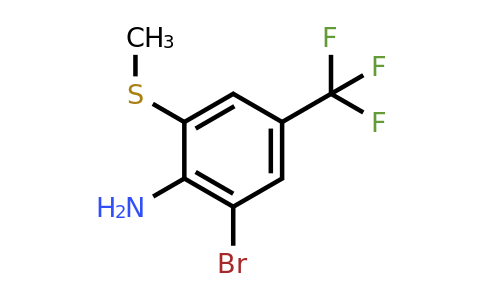 1805454-28-7 | 2-Amino-3-bromo-5-(trifluoromethyl)thioanisole