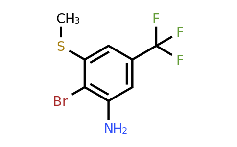 1805454-36-7 | 3-Amino-2-bromo-5-(trifluoromethyl)thioanisole