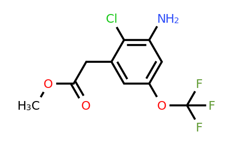 1805454-64-1 | Methyl 3-amino-2-chloro-5-(trifluoromethoxy)phenylacetate