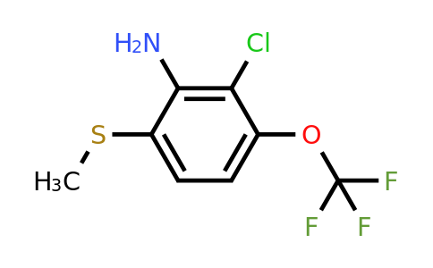 1805455-01-9 | 2-Amino-3-chloro-4-(trifluoromethoxy)thioanisole