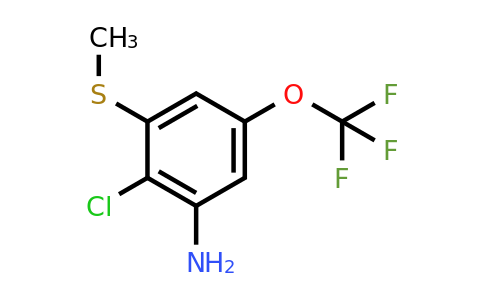 1805455-08-6 | 3-Amino-2-chloro-5-(trifluoromethoxy)thioanisole