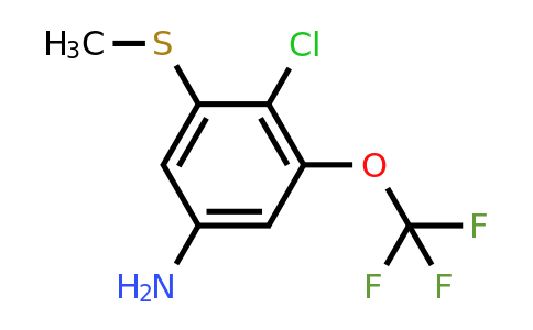 1805455-24-6 | 5-Amino-2-chloro-3-(trifluoromethoxy)thioanisole