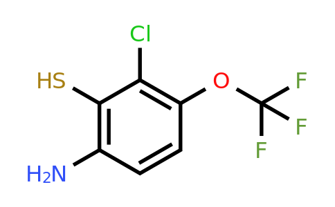 1805455-42-8 | 6-Amino-2-chloro-3-(trifluoromethoxy)thiophenol