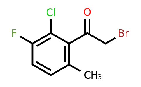 1805455-55-3 | 2'-Chloro-3'-fluoro-6'-methylphenacyl bromide