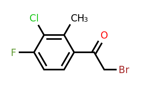 1805455-61-1 | 3'-Chloro-4'-fluoro-2'-methylphenacyl bromide