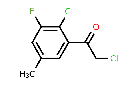 1805455-73-5 | 2'-Chloro-3'-fluoro-5'-methylphenacyl chloride