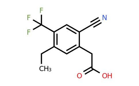 1805455-79-1 | 2-Cyano-5-ethyl-4-(trifluoromethyl)phenylacetic acid