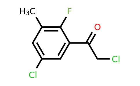 1805455-83-7 | 5'-Chloro-2'-fluoro-3'-methylphenacyl chloride