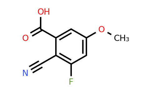 1805456-24-9 | 2-Cyano-3-fluoro-5-methoxybenzoic acid