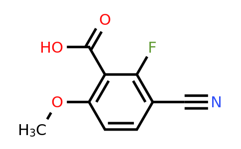 1805456-31-8 | 3-Cyano-2-fluoro-6-methoxybenzoic acid