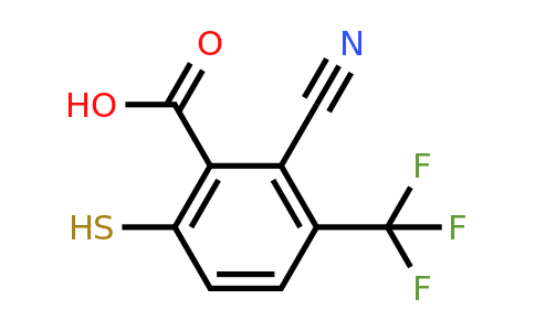 1805456-46-5 | 2-Cyano-6-mercapto-3-(trifluoromethyl)benzoic acid