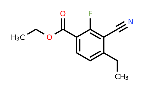 1805456-57-8 | Ethyl 3-cyano-2-fluoro-4-ethylbenzoate