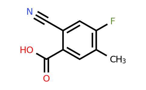 1805456-76-1 | 2-Cyano-4-fluoro-5-methylbenzoic acid