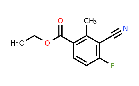1805456-84-1 | Ethyl 3-cyano-4-fluoro-2-methylbenzoate