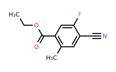 1805456-88-5 | Ethyl 4-cyano-5-fluoro-2-methylbenzoate