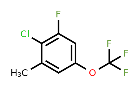 1805456-90-9 | 2-Chloro-3-fluoro-5-(trifluoromethoxy)toluene