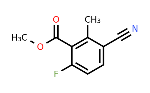 1805456-92-1 | Methyl 3-cyano-6-fluoro-2-methylbenzoate