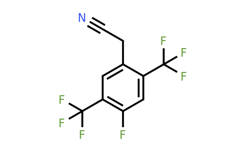 1805457-16-2 | 2,5-Bis(trifluoromethyl)-4-fluorophenylacetonitrile