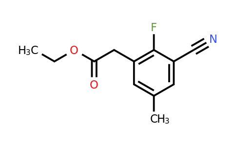 1805457-20-8 | Ethyl 3-cyano-2-fluoro-5-methylphenylacetate