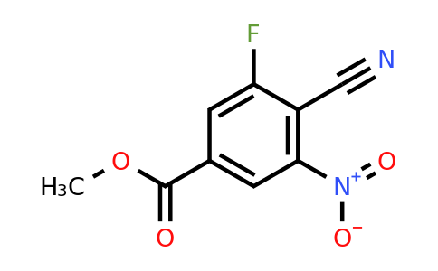 1805458-24-5 | Methyl 4-cyano-3-fluoro-5-nitrobenzoate