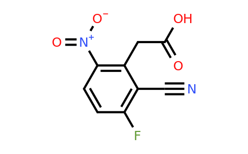 1805458-33-6 | 2-Cyano-3-fluoro-6-nitrophenylacetic acid