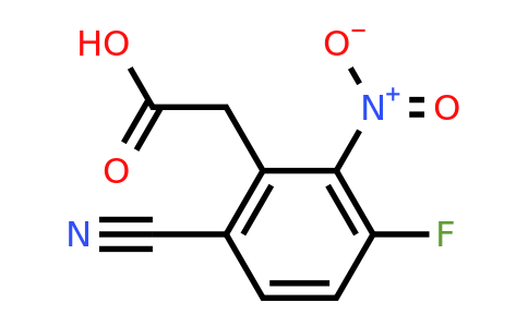 1805458-68-7 | 6-Cyano-3-fluoro-2-nitrophenylacetic acid