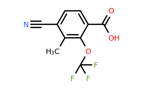 1805460-10-9 | 4-Cyano-3-methyl-2-(trifluoromethoxy)benzoic acid