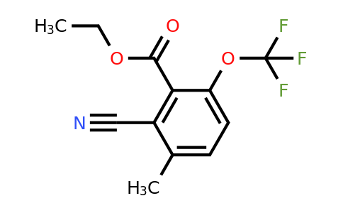 1805460-18-7 | Ethyl 2-cyano-3-methyl-6-(trifluoromethoxy)benzoate