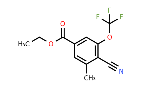 1805460-24-5 | Ethyl 4-cyano-3-methyl-5-(trifluoromethoxy)benzoate