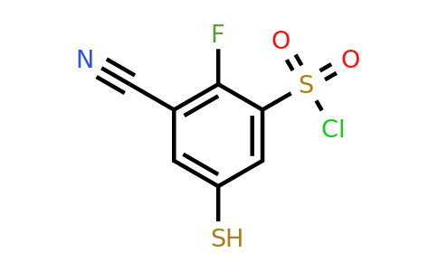 1805460-37-0 | 3-Cyano-2-fluoro-5-mercaptobenzenesulfonyl chloride