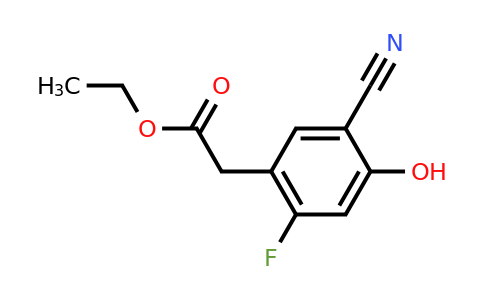 1805460-52-9 | Ethyl 5-cyano-2-fluoro-4-hydroxyphenylacetate