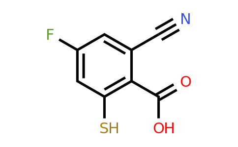 1805460-55-2 | 2-Cyano-4-fluoro-6-mercaptobenzoic acid